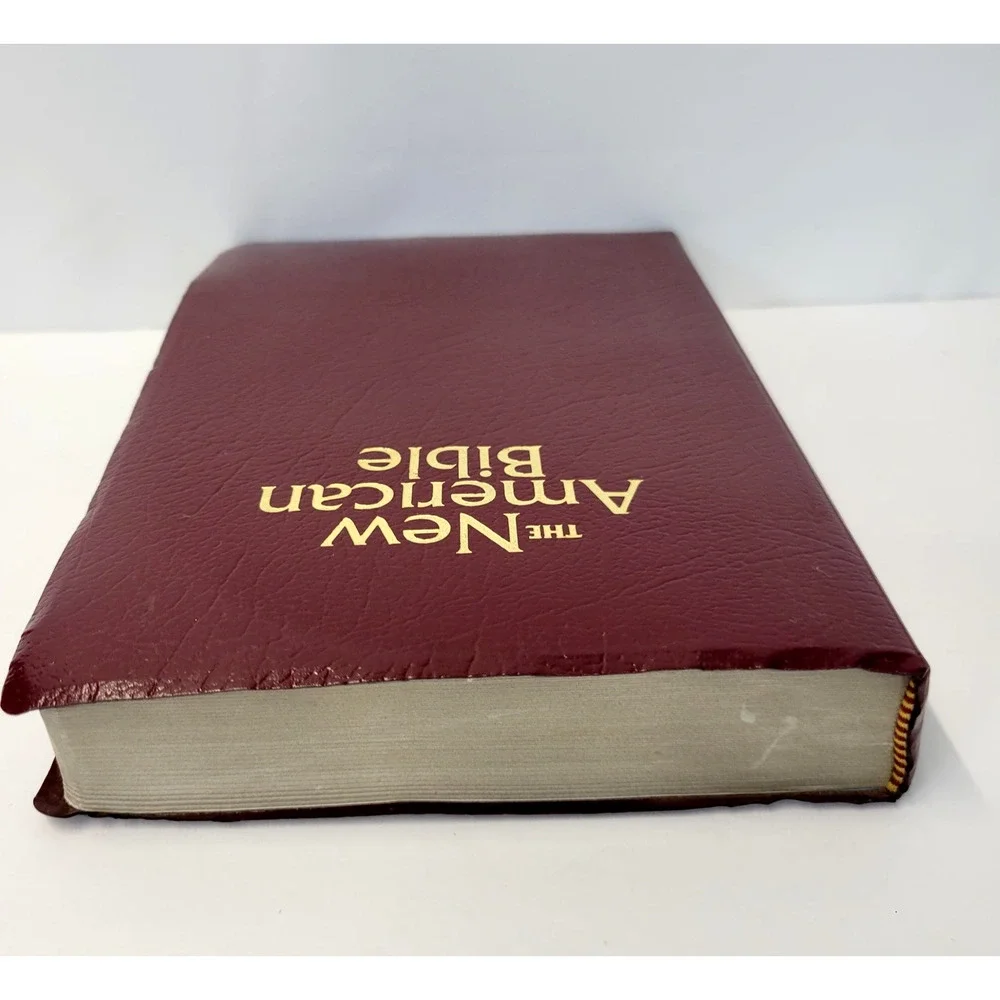 The New American Bible Revised Edition NABRE Catholic Burgundy Leatherette Cover
